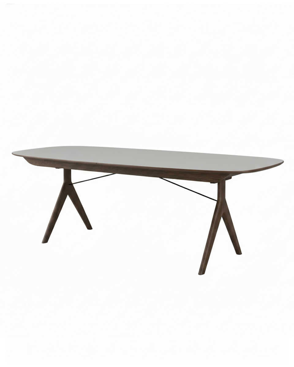 שולחן אוכל אליפסה נפתח Corna Slim - Idana Furniture