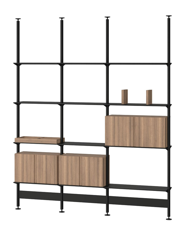 ספריית מדפים רחבה Pira תלוית תקרה - Idana Furniture