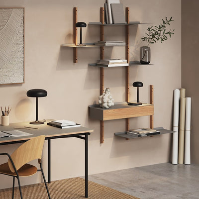 קומבינציית מדפי סמייל ומגירה - Idana Furniture
