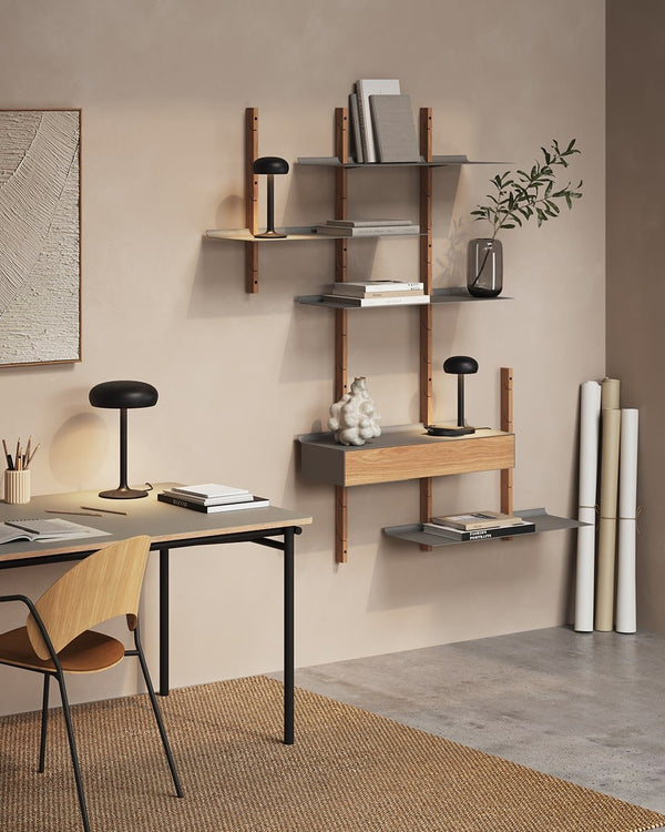 קומבינציית מדפי סמייל ומגירה - Idana Furniture