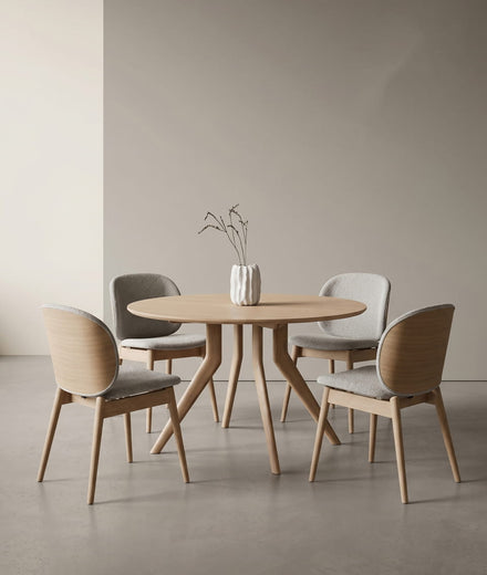 Corna Round שולחן אוכל עגול נפתח - Idana Furniture