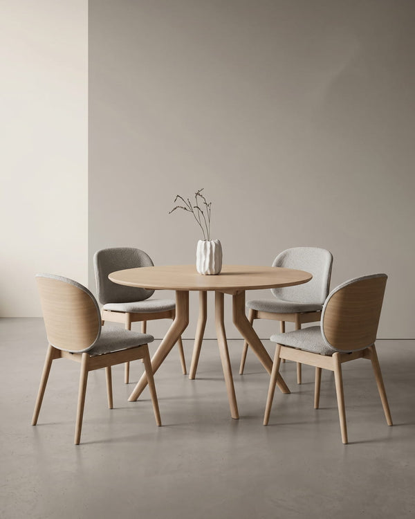 Corna Round שולחן אוכל עגול נפתח - Idana Furniture