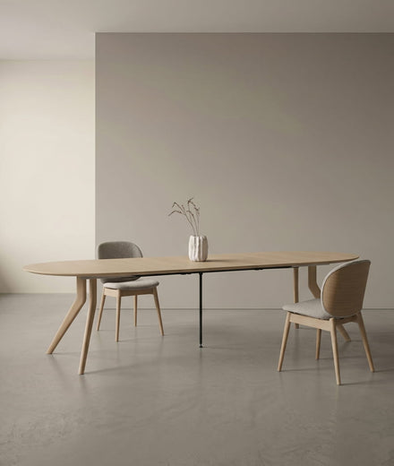 Corna Round שולחן אוכל עגול נפתח - Idana Furniture