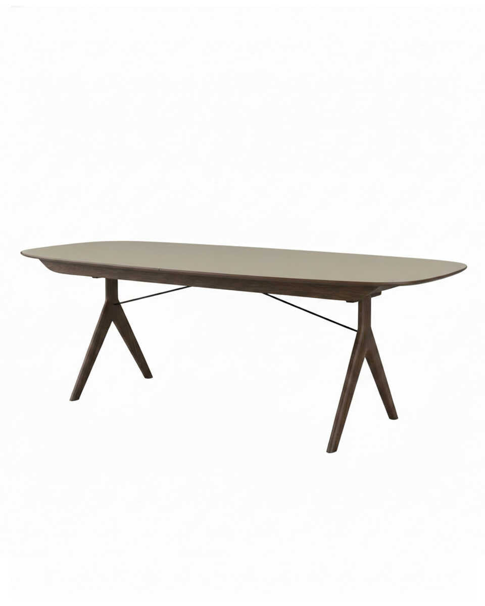 שולחן אוכל אליפסה נפתח Corna Slim - Idana Furniture