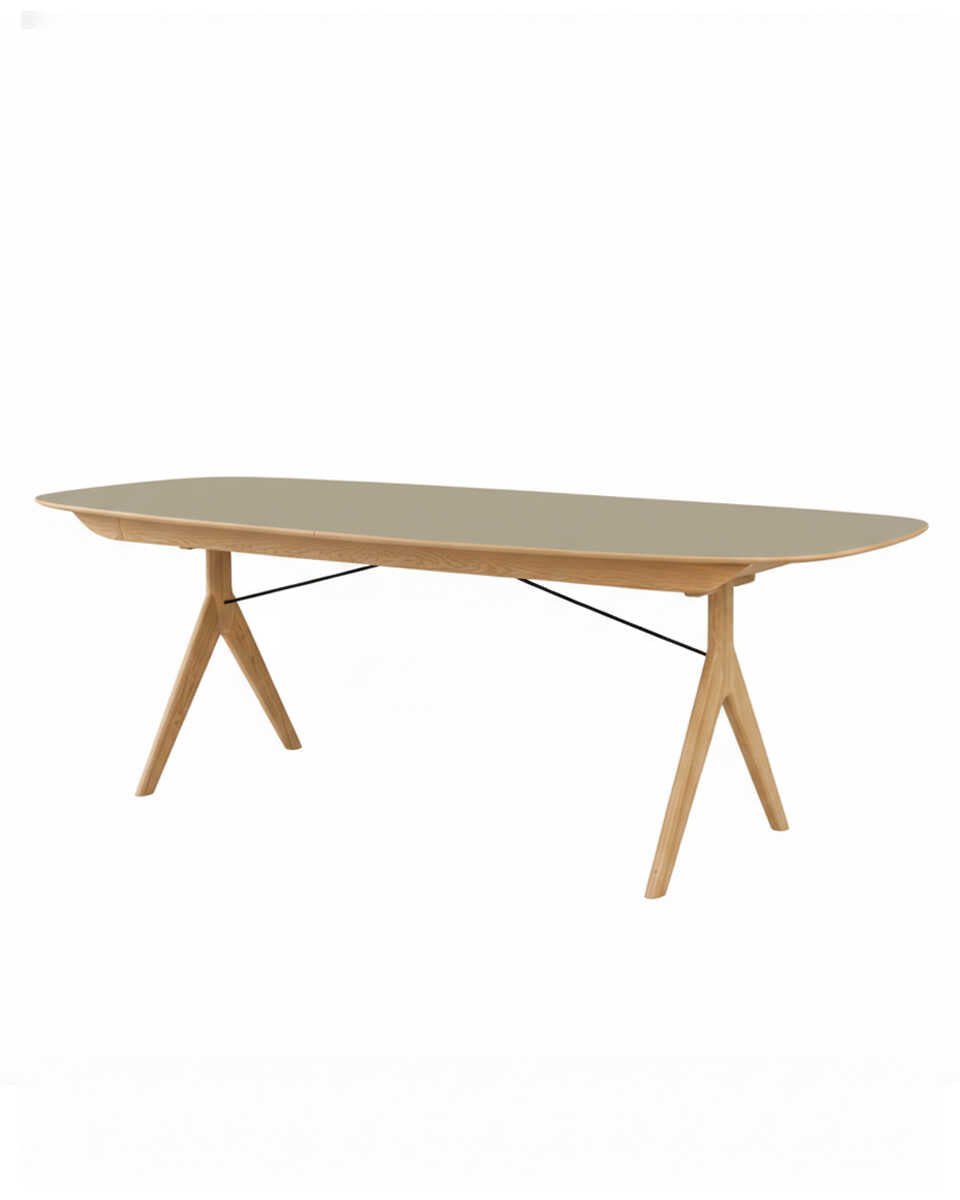 שולחן אוכל אליפסה נפתח Corna Slim - Idana Furniture