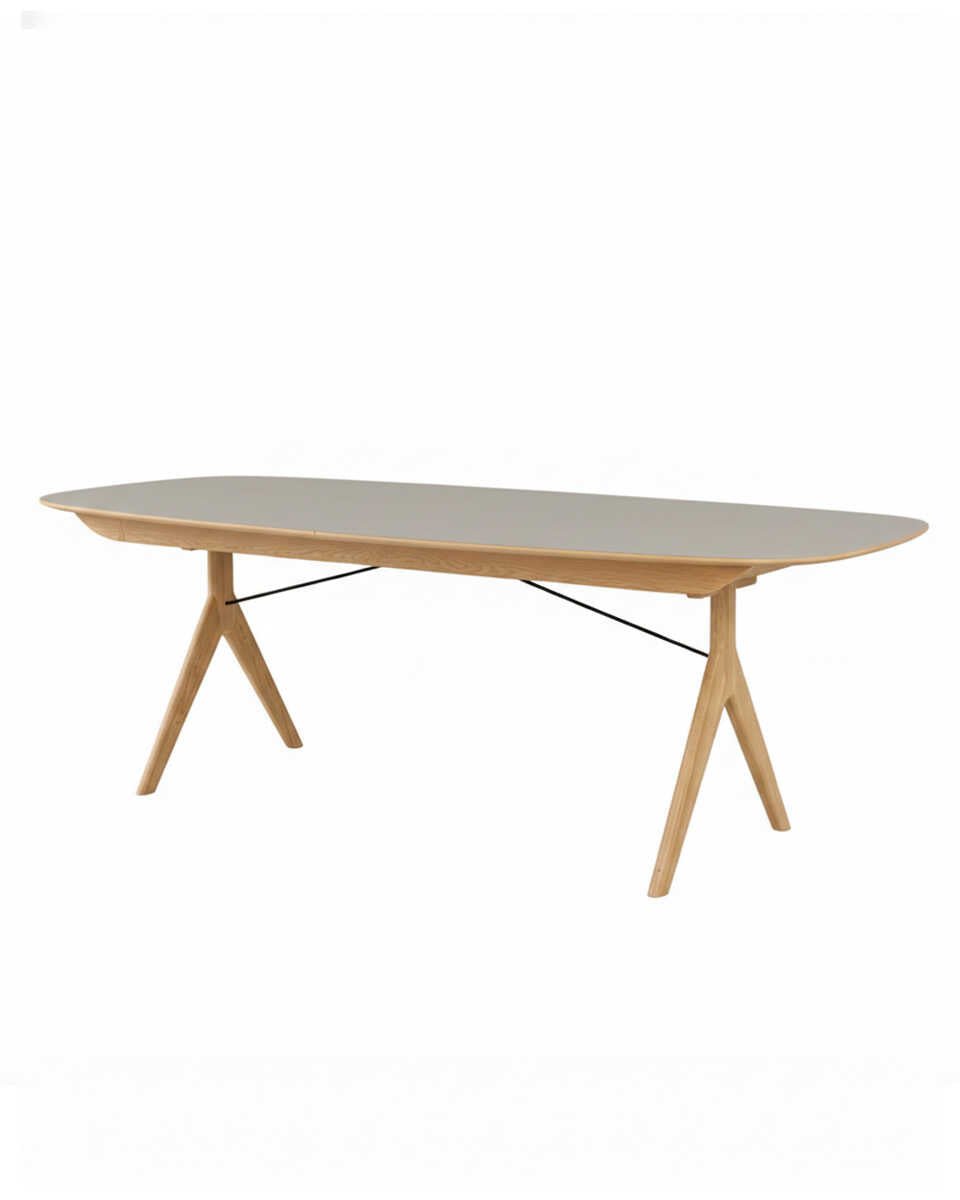 שולחן אוכל אליפסה נפתח Corna Slim - Idana Furniture