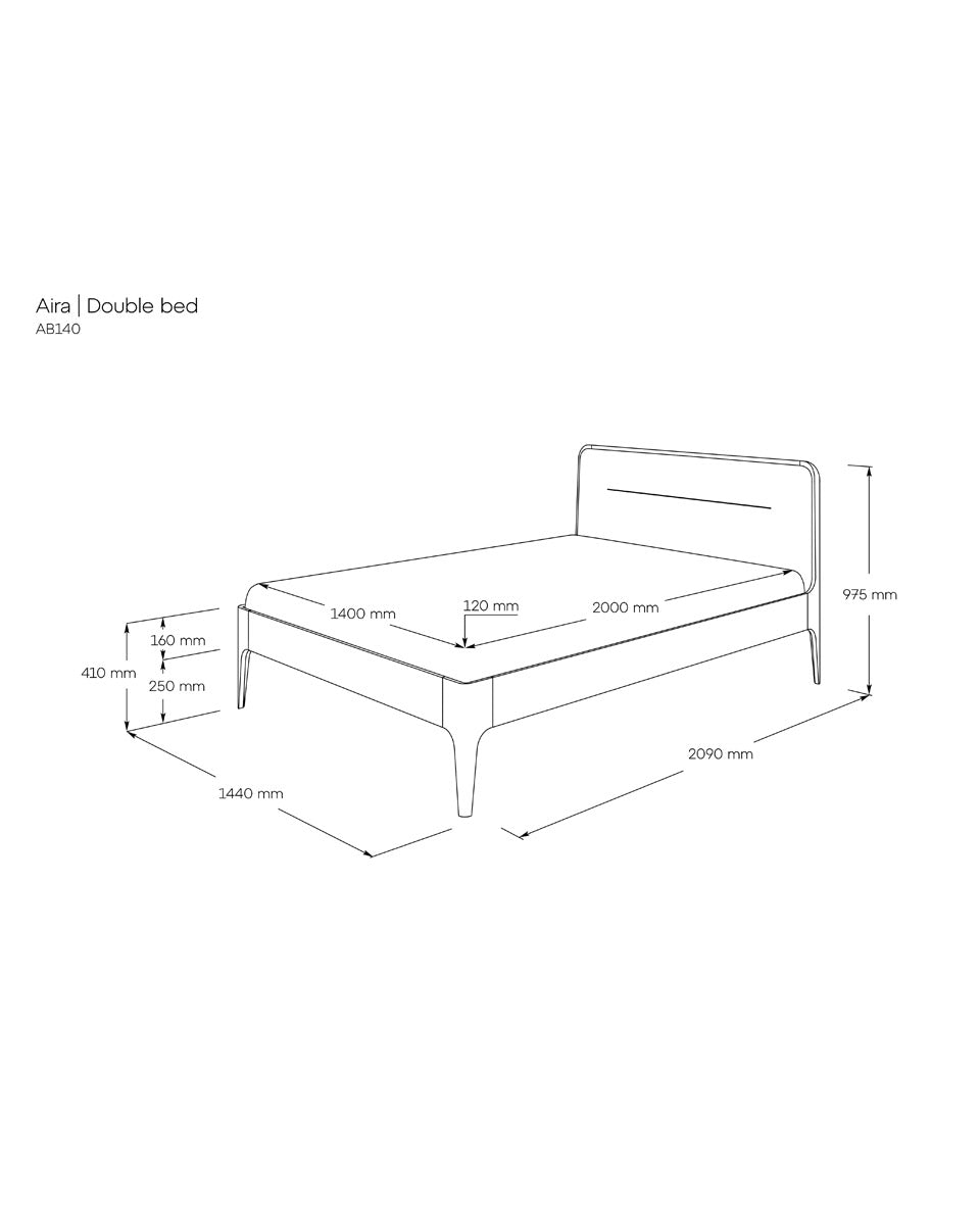מיטה זוגית AIRA - Idana Furniture