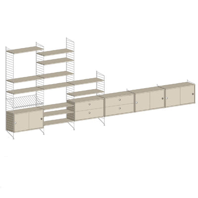 ספריית אחסון רחבה - Idana Furniture