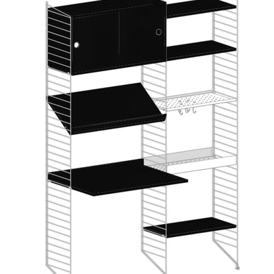 עמדת עבודה משולבת אחסון - Idana Furniture
