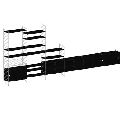 ספריית אחסון רחבה - Idana Furniture
