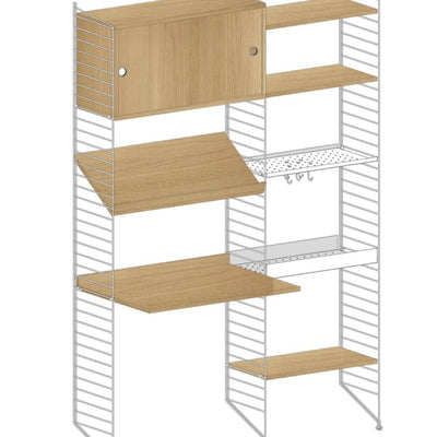 עמדת עבודה משולבת אחסון - Idana Furniture
