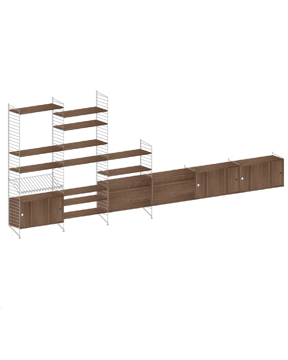 ספריית אחסון רחבה - Idana Furniture