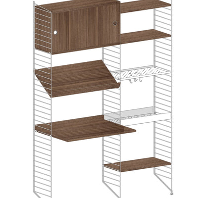 עמדת עבודה משולבת אחסון - Idana Furniture