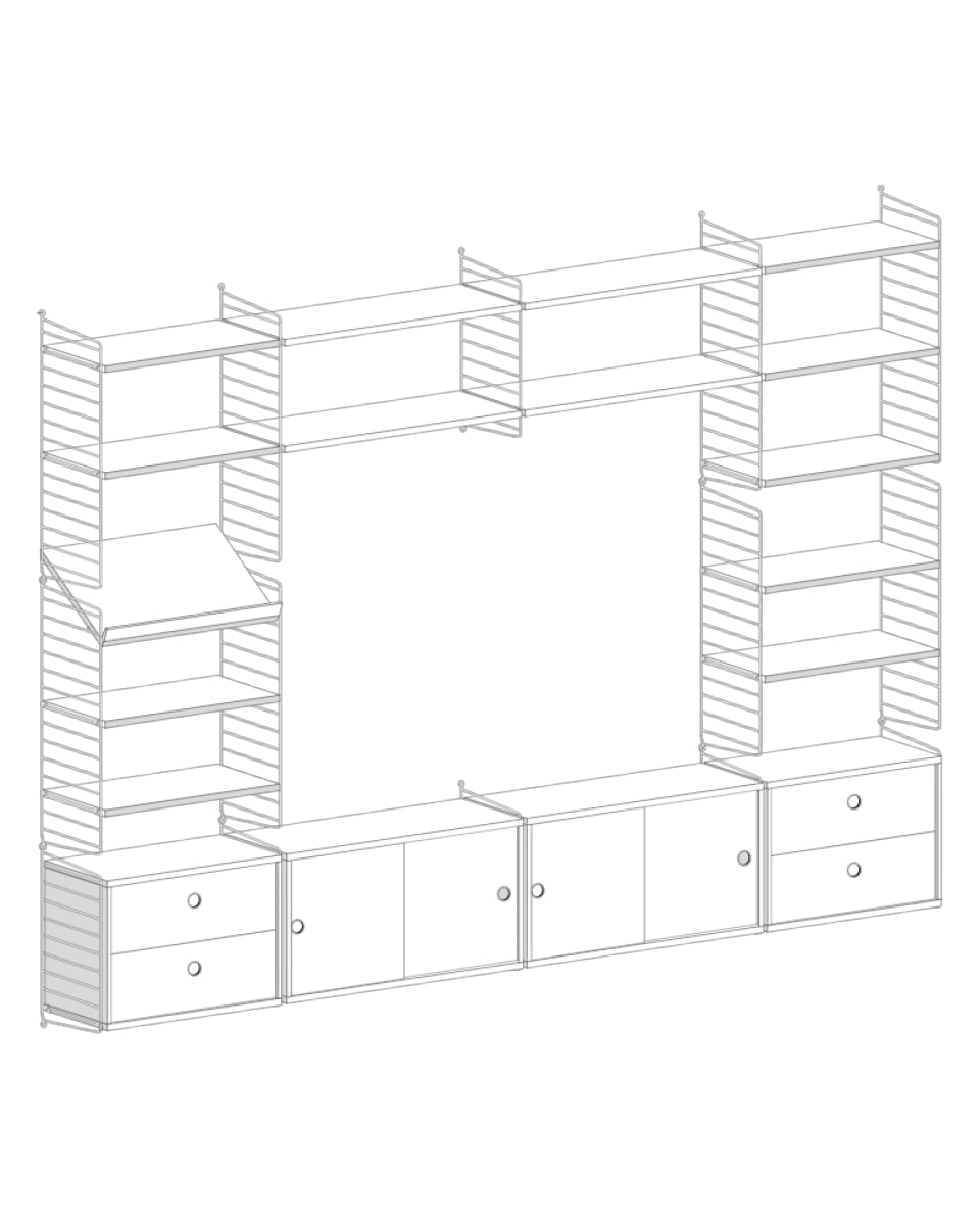 מזנון טלויזיה היקפי - Idana Furniture