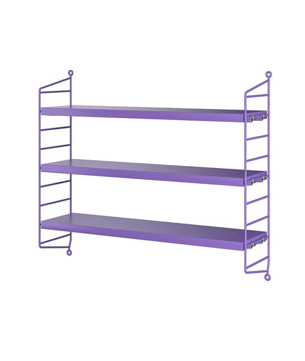 סט מדפי עץ Pocket String מתצוגה