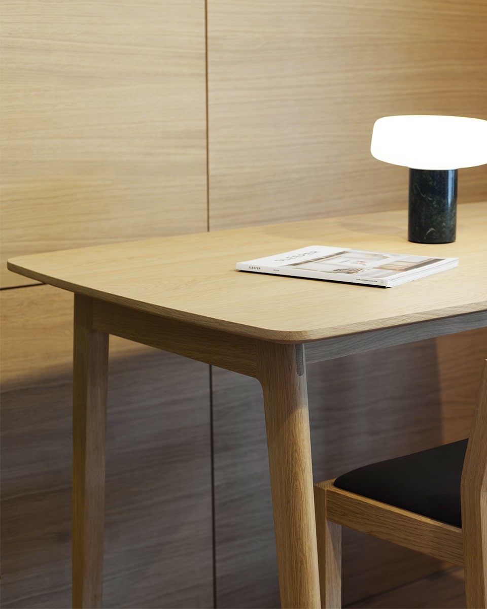 שולחן בר גבוה מינימליסטי נורדי סקנדינבי אי למטבח שולחן עץ פינת אוכל