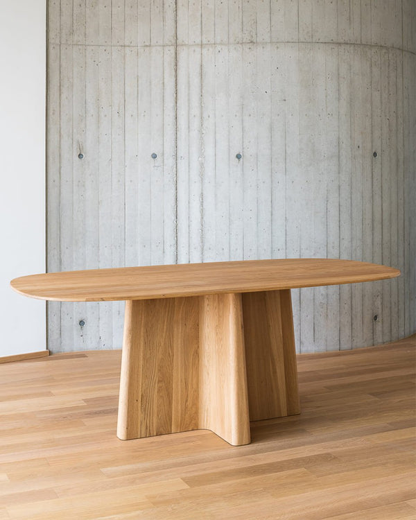שולחן אוכל אובלי Flame - Idana Furniture