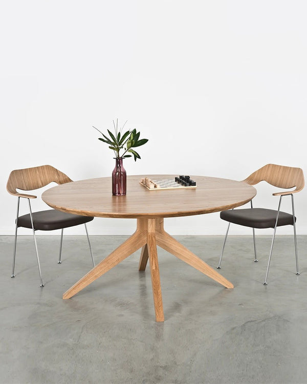שולחן אוכל עגול Laroz - Idana Furniture
