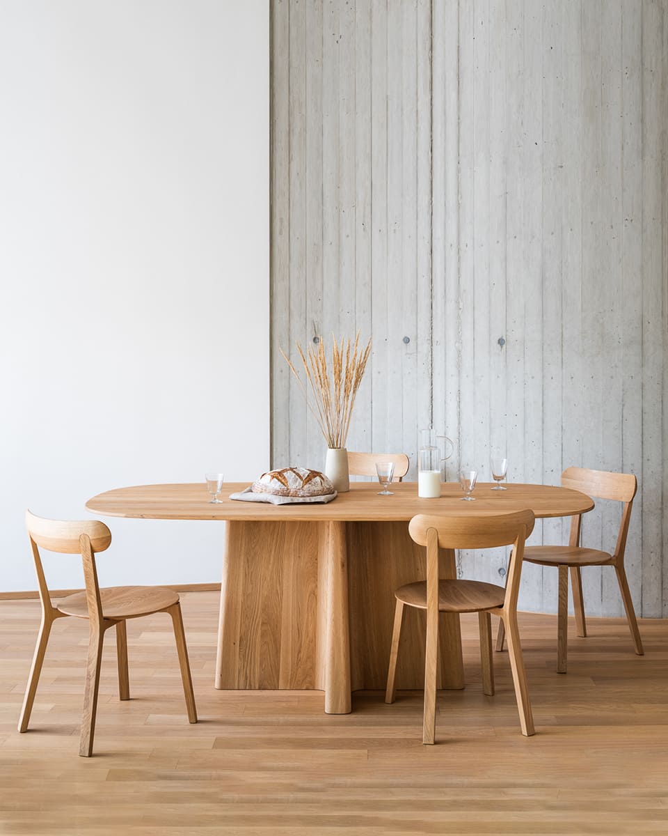 שולחן אוכל אובלי Flame - Idana Furniture