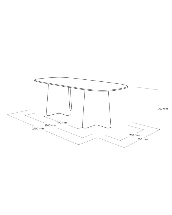 שולחן אוכל Flame - Idana Furniture