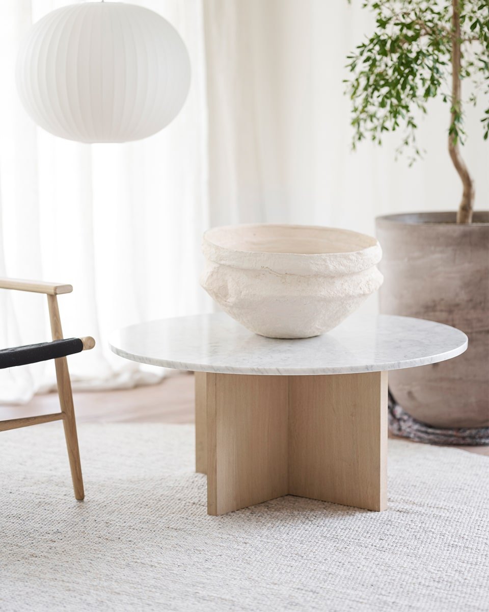שולחן קפה עגול Brooks - Idana Furniture