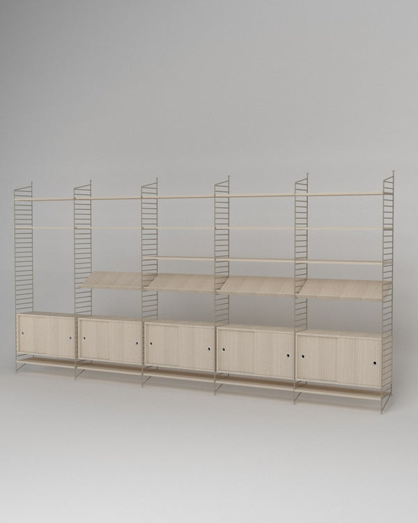 ספרייה מודולרית רחבה - Idana Furniture