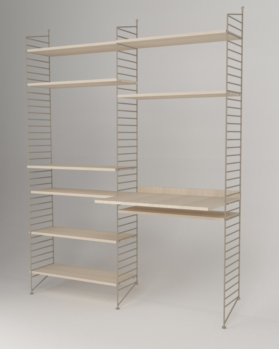 עמדת עבודה ומדפים - Idana Furniture