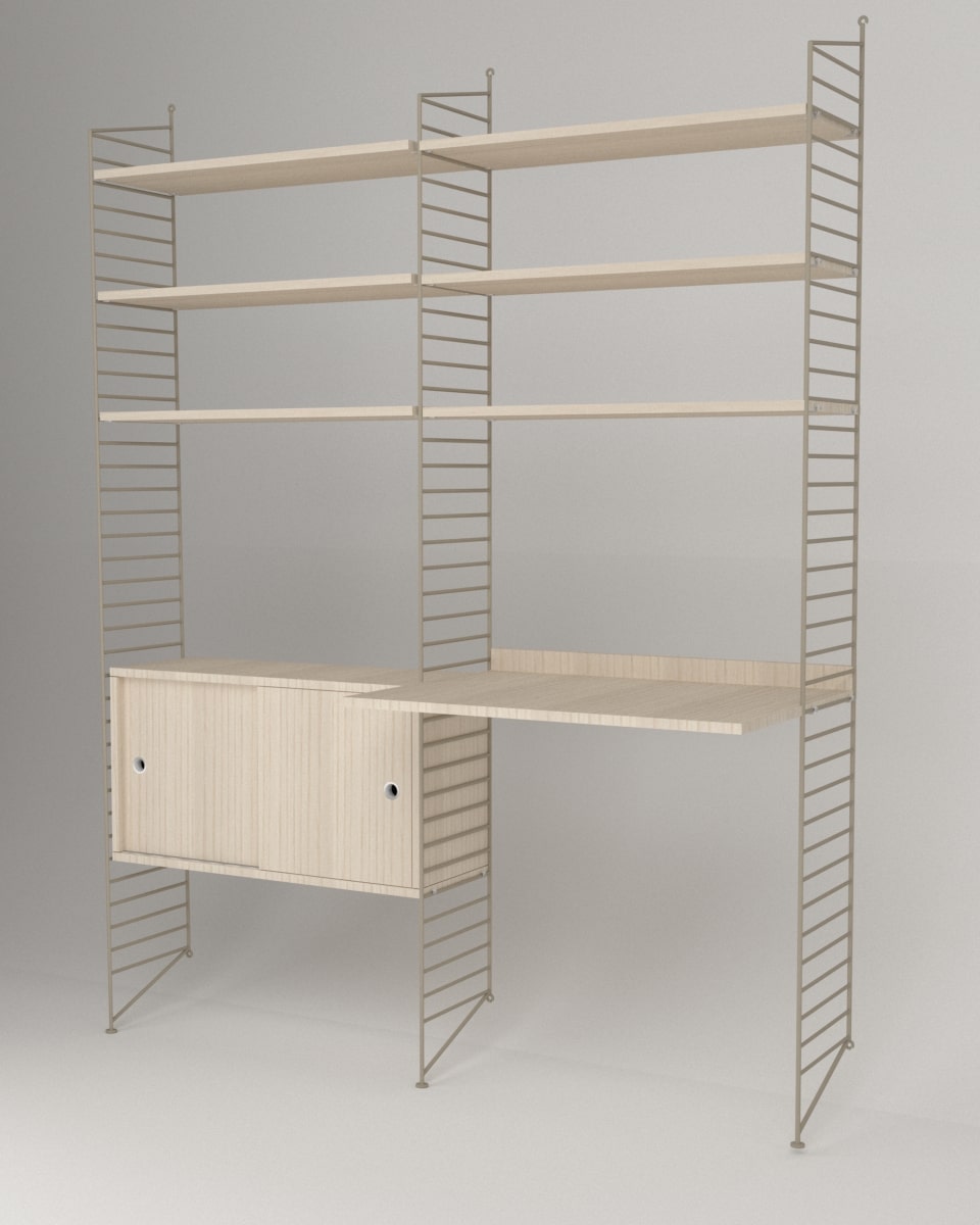 עמדת עבודה ומדפים - Idana Furniture