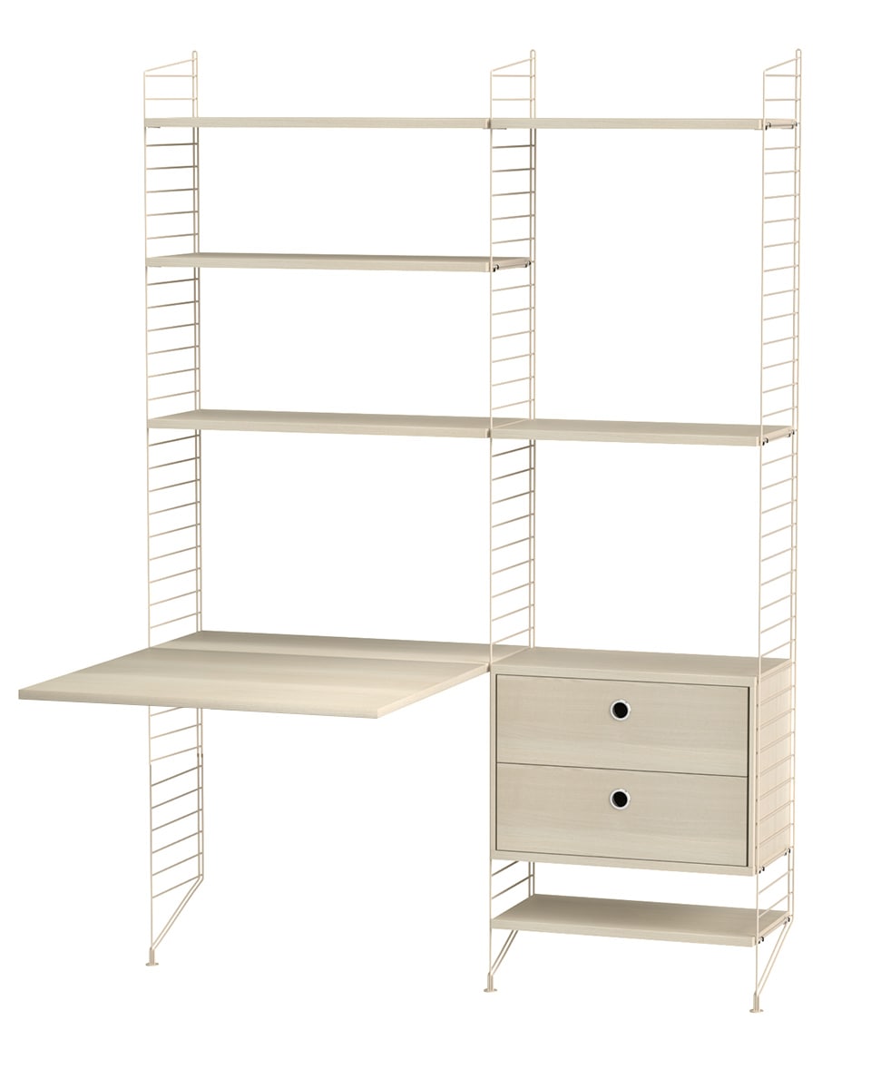 עמדת עבודה וספרייה - Idana Furniture