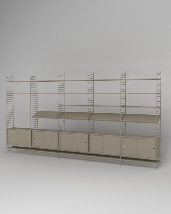 ספרייה מודולרית רחבה - Idana Furniture