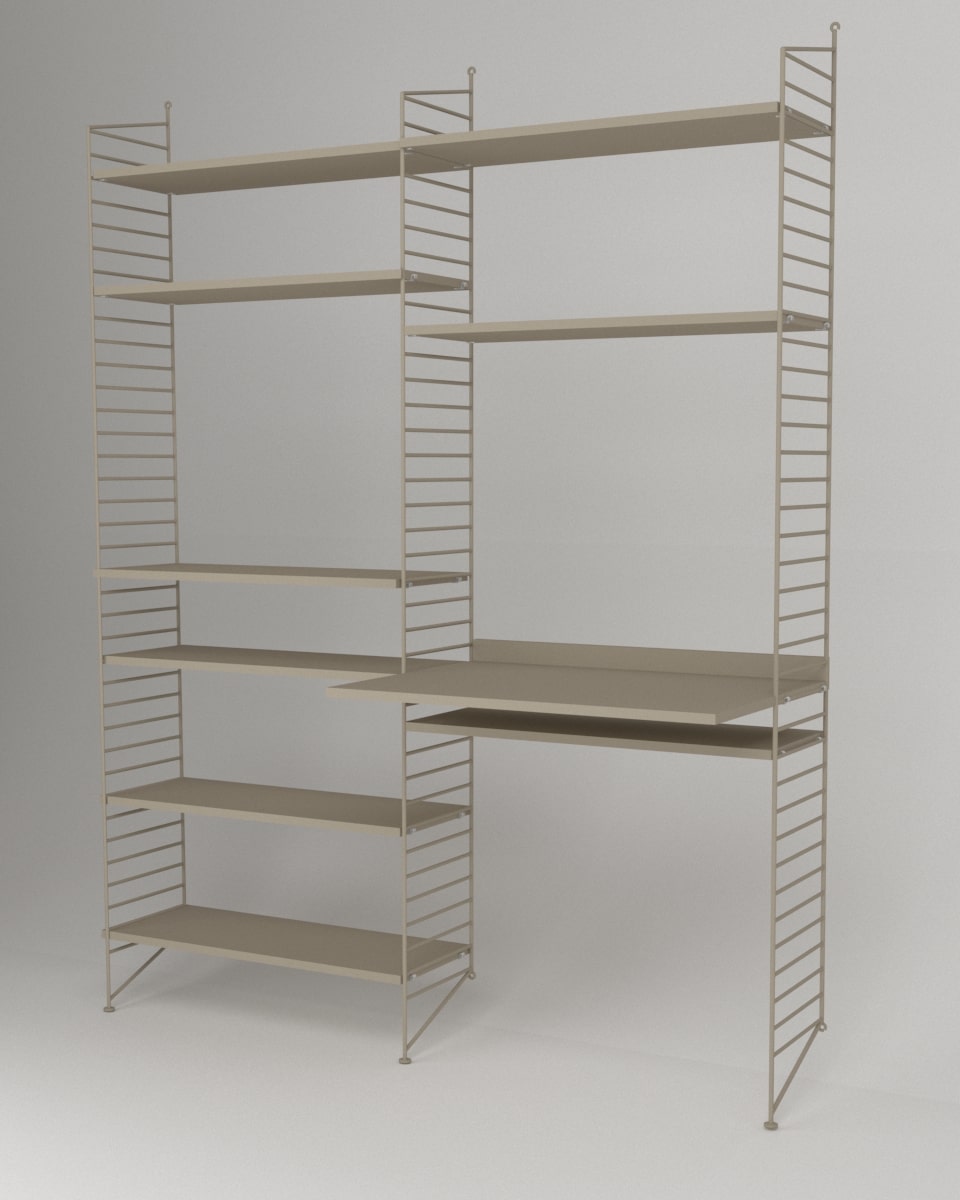 עמדת עבודה ומדפים - Idana Furniture