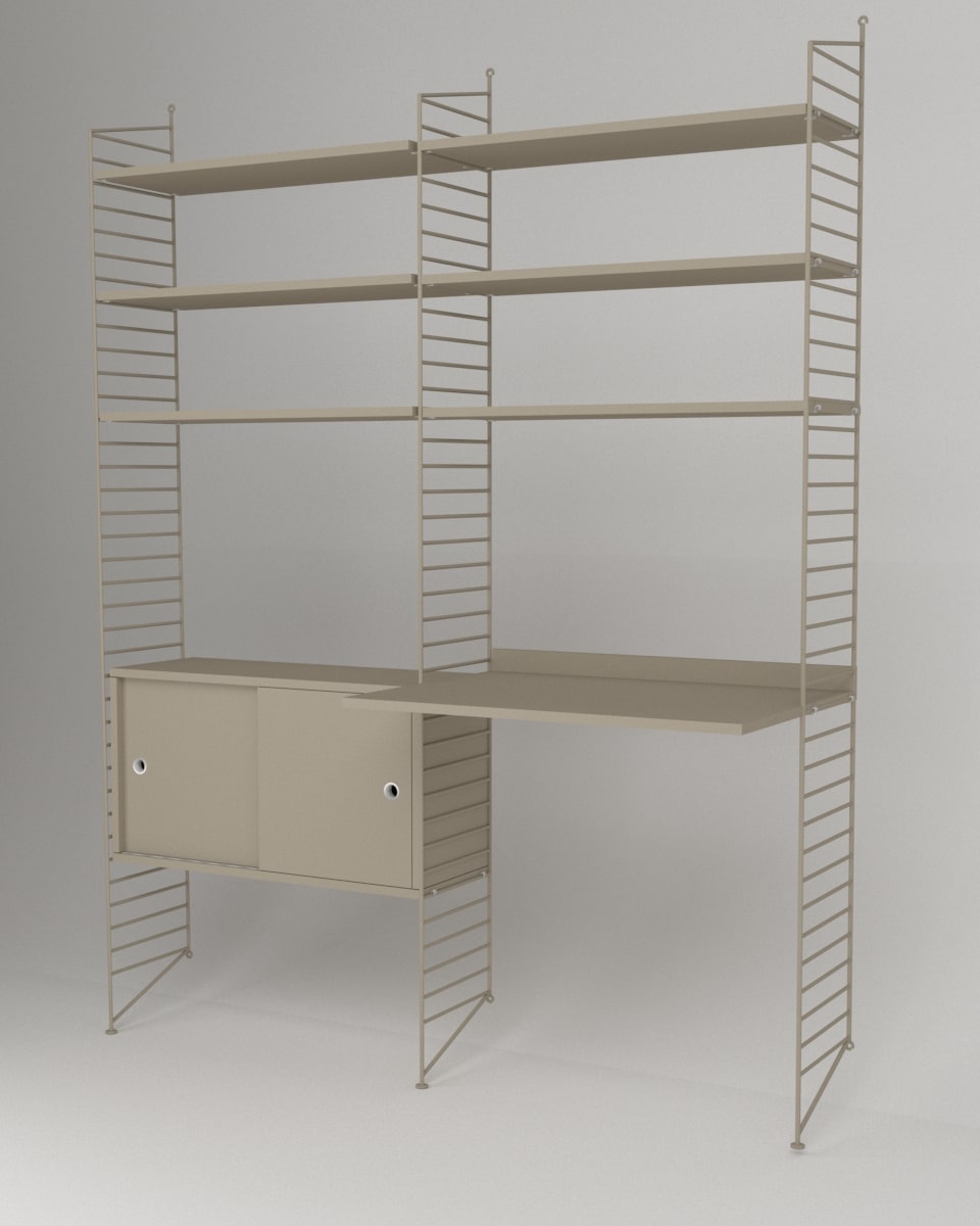 עמדת עבודה ומדפים - Idana Furniture