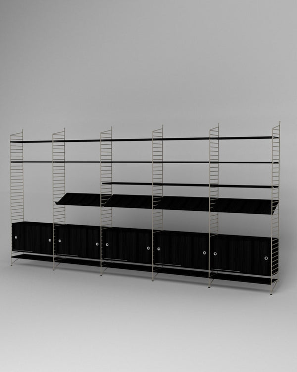 ספרייה מודולרית רחבה - Idana Furniture