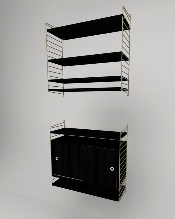 שידת אחסון תלויה ומדפים - Idana Furniture