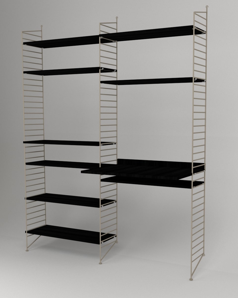 עמדת עבודה ומדפים - Idana Furniture