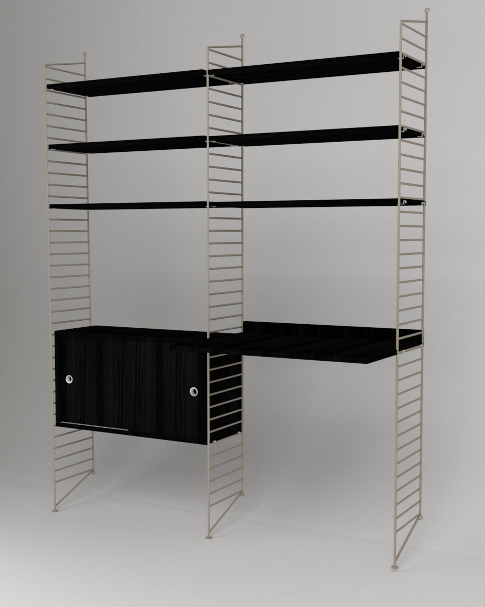 עמדת עבודה ומדפים - Idana Furniture
