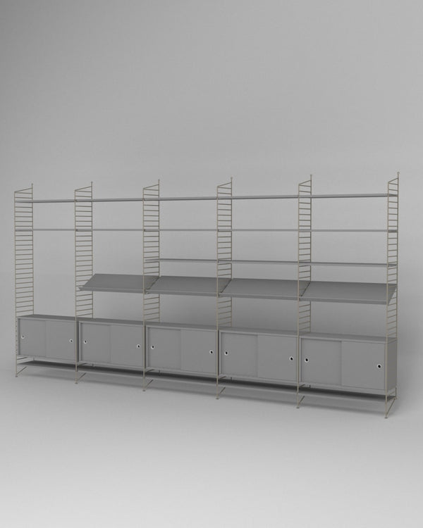 ספרייה מודולרית רחבה - Idana Furniture