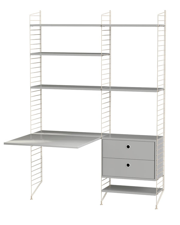 עמדת עבודה וספרייה - Idana Furniture