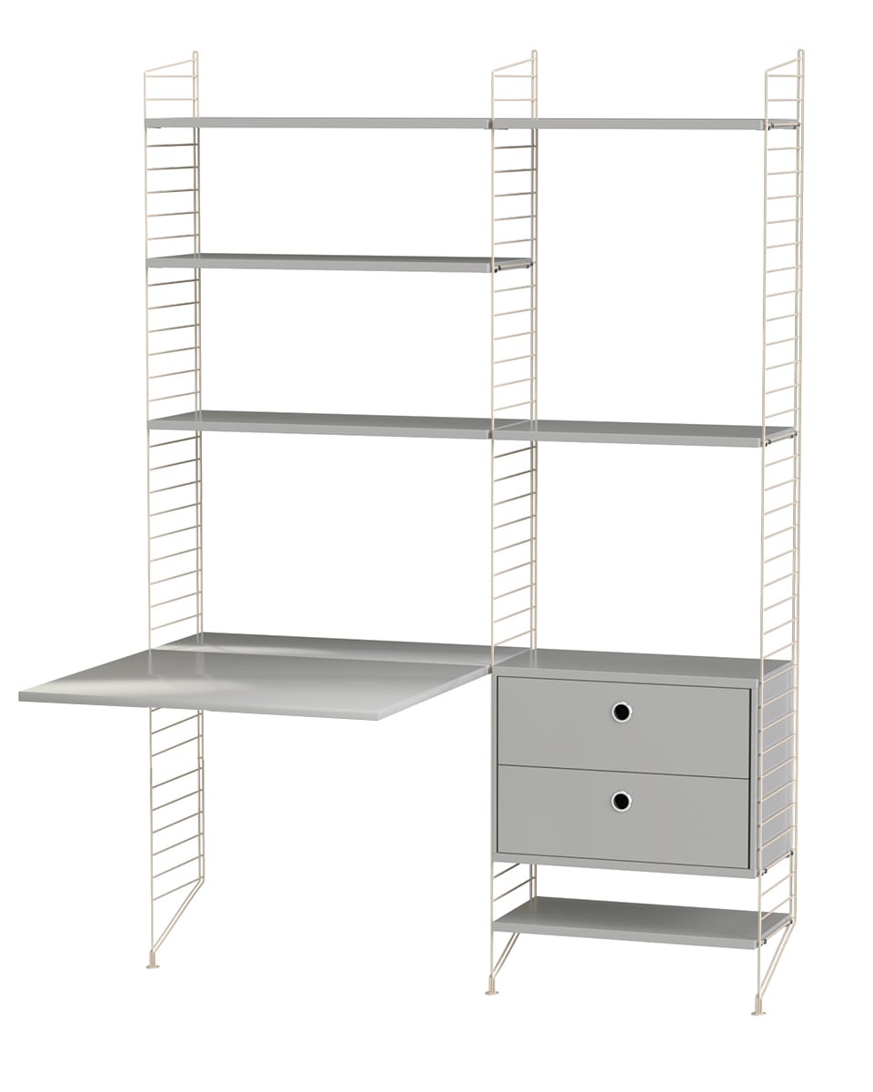 עמדת עבודה וספרייה - Idana Furniture