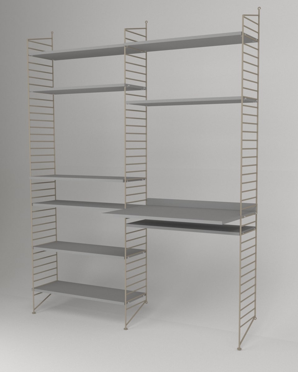 עמדת עבודה ומדפים - Idana Furniture