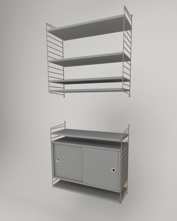שידת אחסון תלויה ומדפים - Idana Furniture