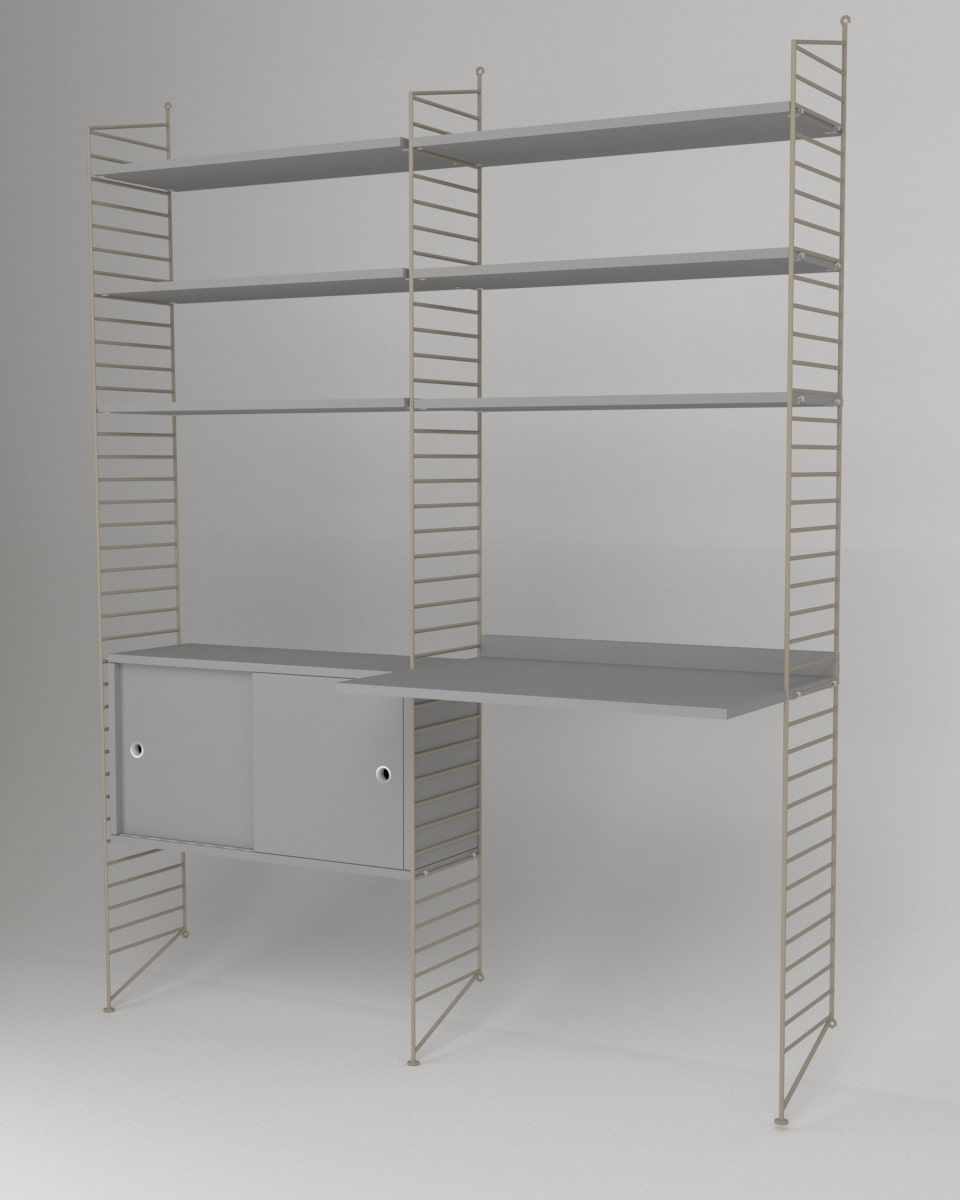 עמדת עבודה ומדפים - Idana Furniture