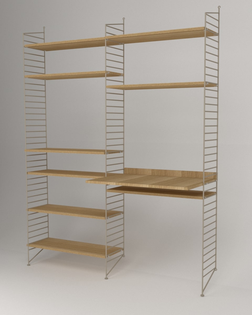עמדת עבודה ומדפים - Idana Furniture