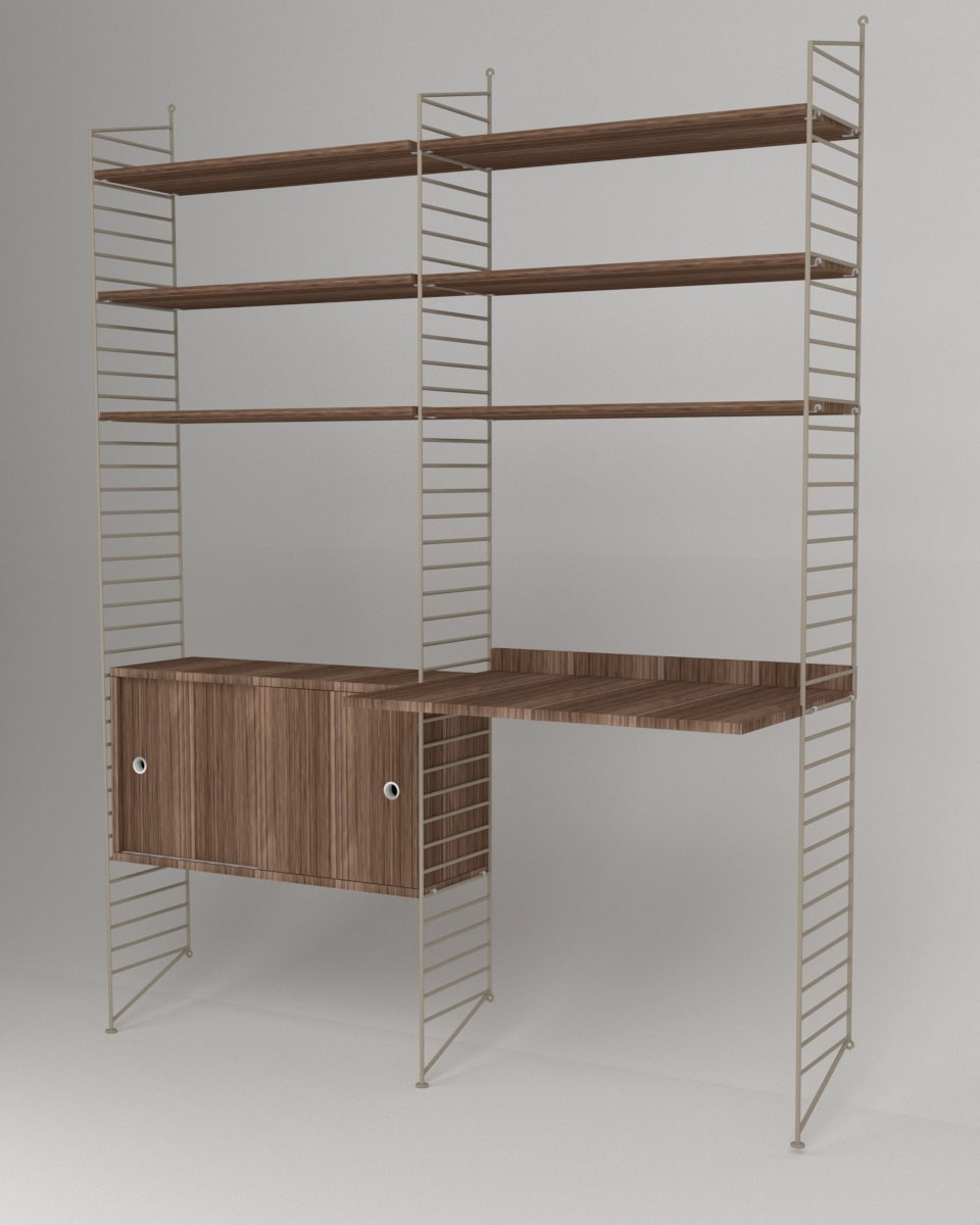 עמדת עבודה ומדפים - Idana Furniture