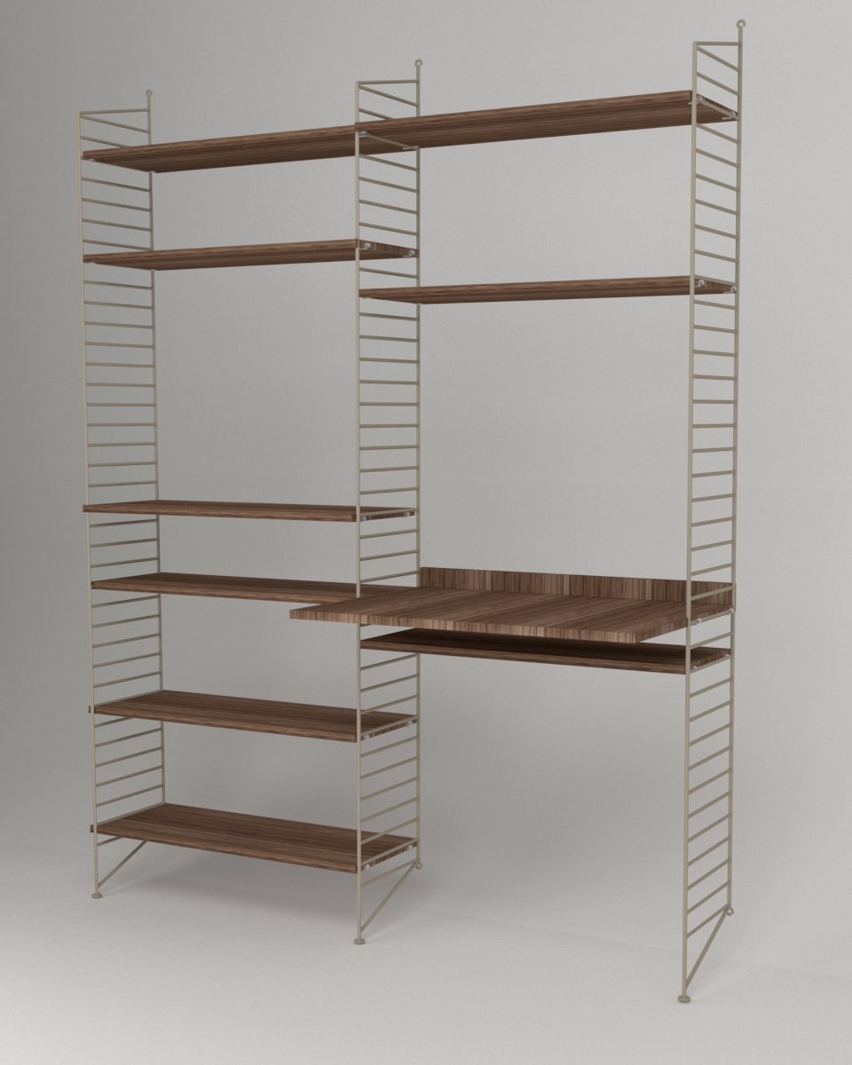 עמדת עבודה ומדפים - Idana Furniture