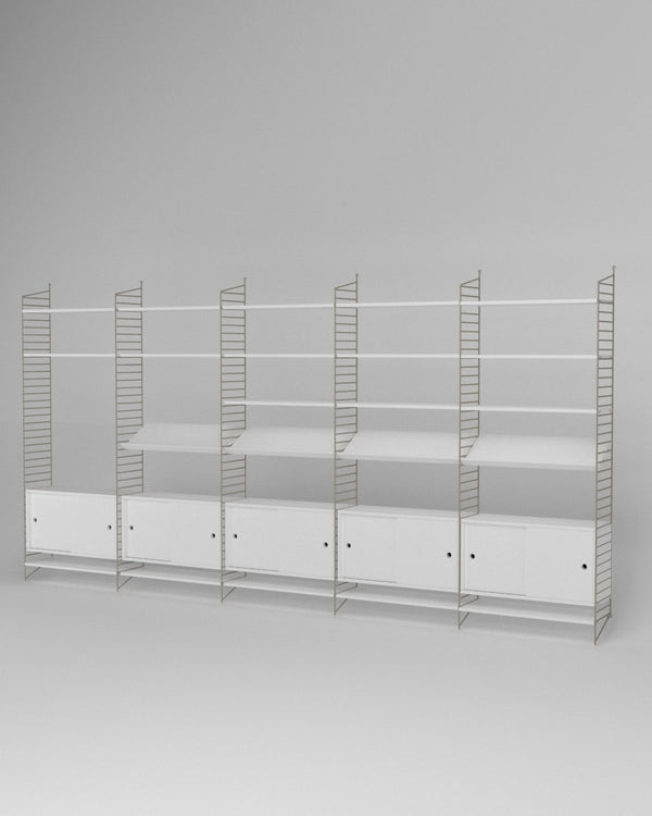 ספרייה מודולרית רחבה - Idana Furniture