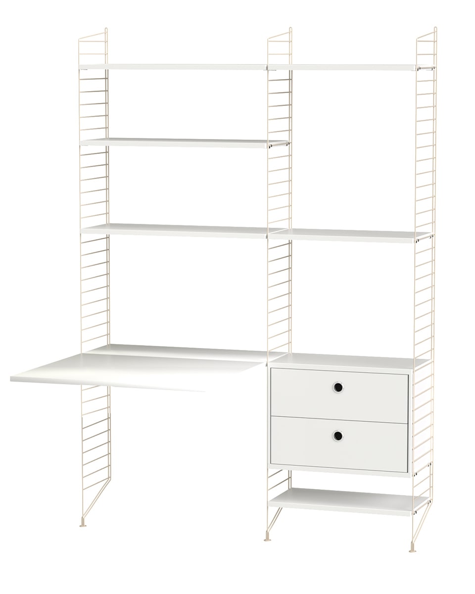 עמדת עבודה וספרייה - Idana Furniture