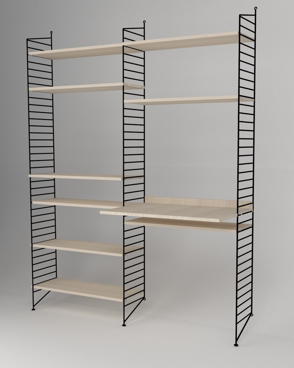 עמדת עבודה ומדפים - Idana Furniture