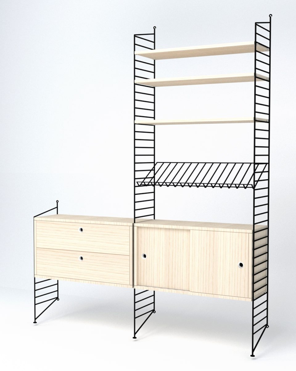 ספרייה מודולרית - Idana Furniture