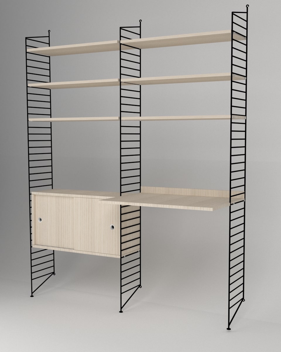 עמדת עבודה ומדפים - Idana Furniture
